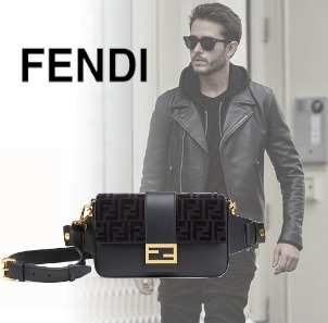 【FENDI】限定コラボ! FENDI X JACKSON WANG レザー バッグ 9100701